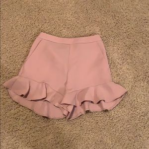 TOPSHOP Blush Shorts